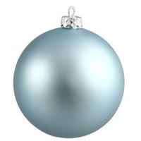 Vickerman 4.75" Baby Blue Matte Ball Ornament (4 pack)