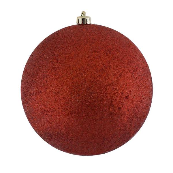 6" Copper Sequin Ball Ornament (4 pack)