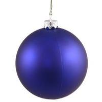 View 8" Cobalt Matte Ball Ornament