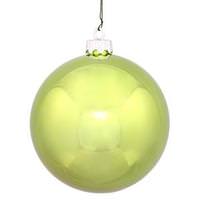 Vickerman 10" Lime Shiny Ball Ornament