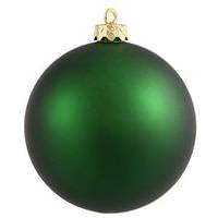 View 10" Emerald Matte Ball Ornament