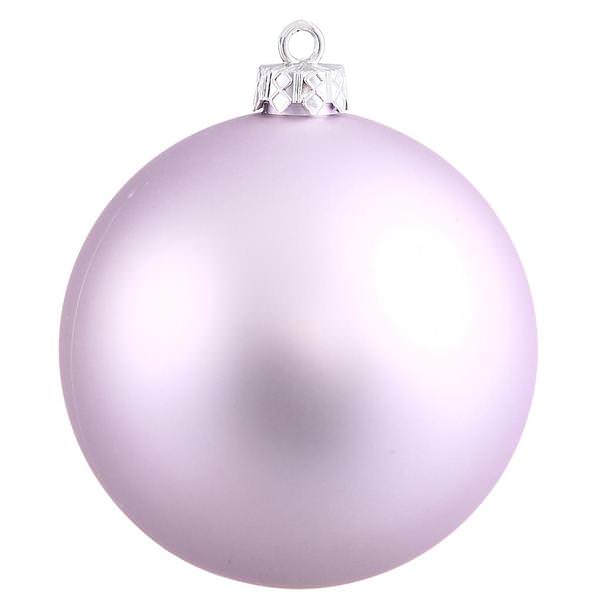 10" Lavender Matte Ball Ornament