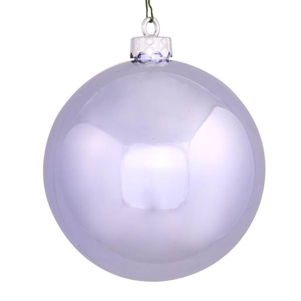 10" Lavender Shiny Ball Ornament