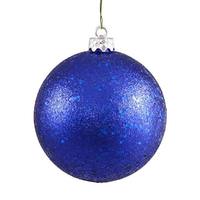 Vickerman 12" Cobalt Blue Sequin Ball Ornament