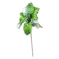 Vickerman 27" Lime Glitter Amaryllis 7.5" Flower Pick