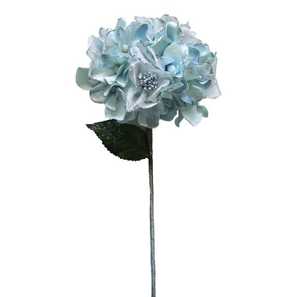 29" Silver Velvet Hydrangea 7" Flower