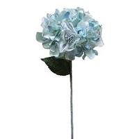 Vickerman 29" Silver Velvet Hydrangea 7" Flower