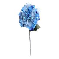 Vickerman 29" Aqua Velvet Hydrangea 7" Flower