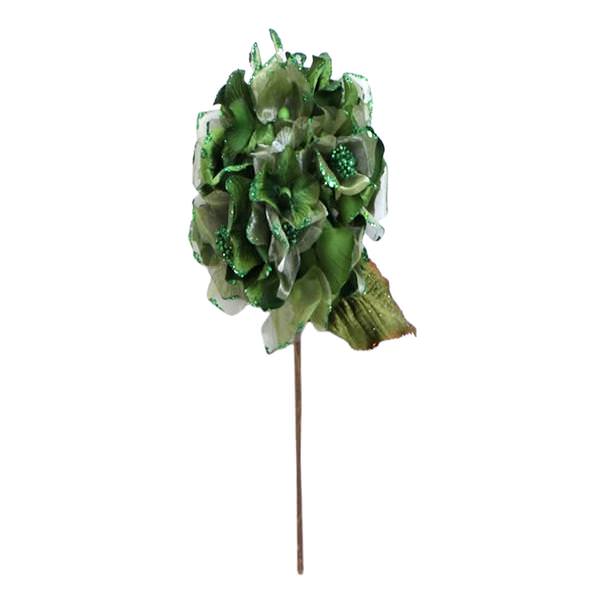 29" Lime Velvet Hydrangea 7" Flower