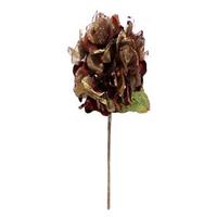 Vickerman 29" Chocolate Velvet Hydrangea 7" Flower