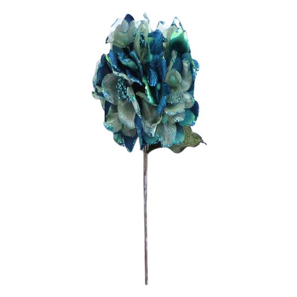 29" Peacock Velvet Hydrangea 7" Flower