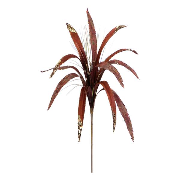 36" Copper Papyrus 17" Flower Pick