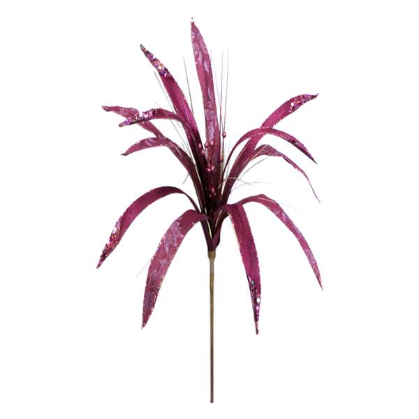 36" Mauve Papyrus 17" Flower Pick