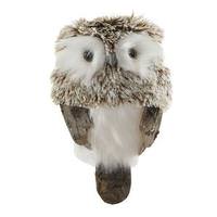 Vickerman 8.5" Furry Owl with Birch Wings and Tail Ornament