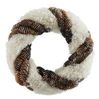 Vickerman 13" Artificial Snow and Pine Cone Twisting Wreath