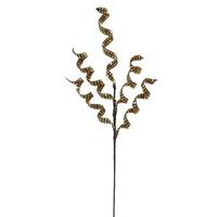 Vickerman 34" Gold Black Laser Curly Spray