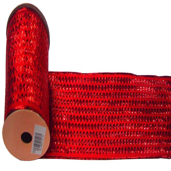 2.5" x 10yd Red Dot Ribbon