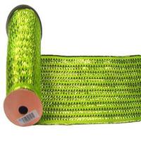 Vickerman 2.5" x 10yd Lime Dot Ribbon