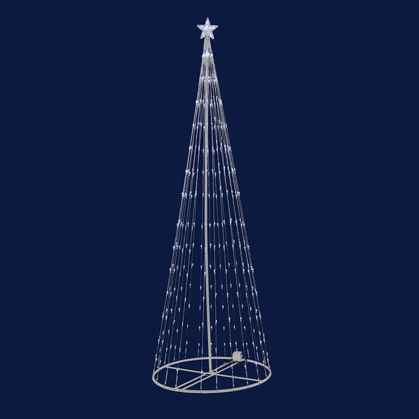 4' x 24" Light Show Tree 152 Warm White Lights