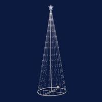Vickerman 4' x 24" Light Show Tree 152 Warm White Lights