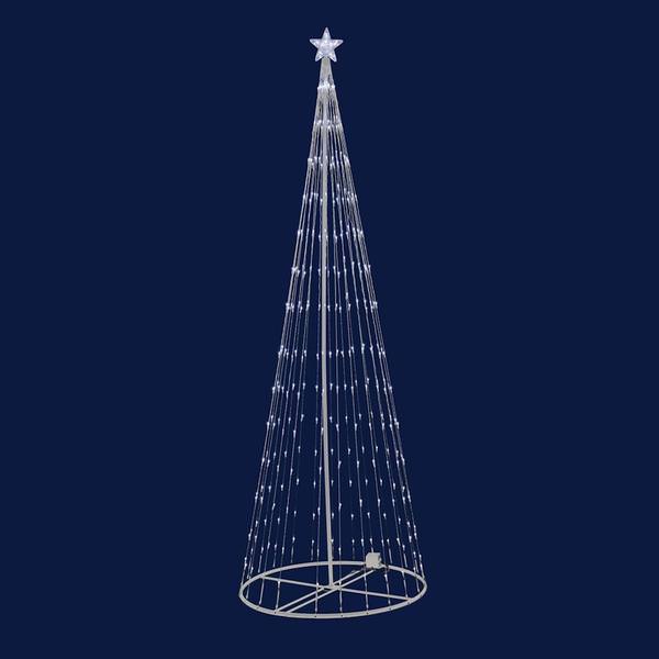 6' x 28" Light Show Tree 200 Warm White Lights