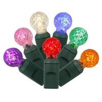 Vickerman 100 Light 34' Green Wire Multi-Color G12 Berry LED Miniature String with 4" Spacing