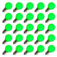 Vickerman .96 watt G30 Green Ceramic LED Candelabra Screw Base (25 pack)