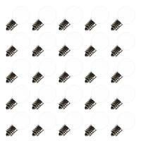 View 0.38 watt 120 volt G30 Candelabra Screw Base Pure White Faceted LED (25 pack)