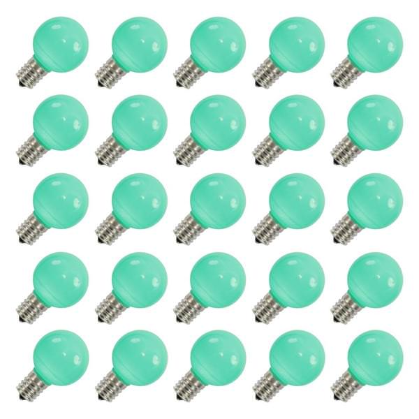 .96 watt G50 Green Ceramic LED Intermediate Screw Base (25 pack)