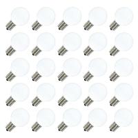 Vickerman 0.96 watt 120 volt G50 Intermediate Screw Base Cool White LED (25 pack)