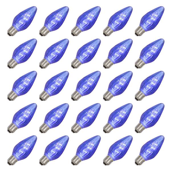 0.96 watt F15 Medium Screw Base Blue LED (25 pack)
