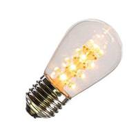 Vickerman 1 watt 130 volt S14 Medium Screw Base Dimmable Warm White Transparent LED