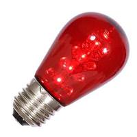 Action Lighting 1.03 watt 130 volt S14 European Medium Screw Base Red Dimmable LED