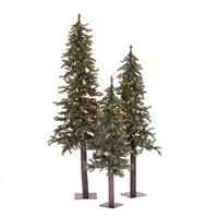 View 2' 3' 4' Artificial Natural Bark Alpine Set