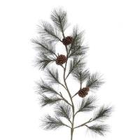 Vickerman 48" Artificial White Pine Spray with Pine Cones