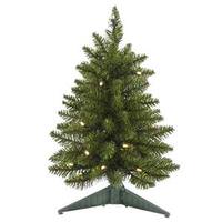 Vickerman 18" Artificial Pine 20 Warm White LED Lights Battery Operated