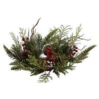 Vickerman 10" Artificial Cedar Cone Berry Pine