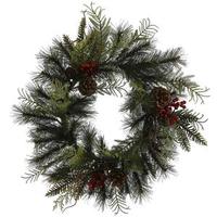 Vickerman 18" Artificial Cedar Cone Berry Pine