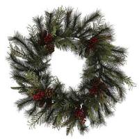 Vickerman 28" Artificial Cedar Cone Berry Pine