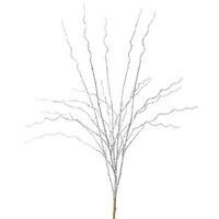 Vickerman 34" Silver Glitter Sequin Twig Spray