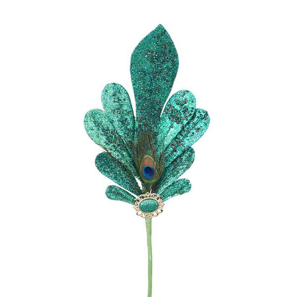 1.5' Artificial Peacock Tail Spray