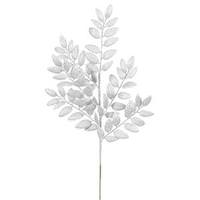 Vickerman 22" Silver Glitter Honey Locust Spray
