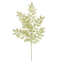 Vickerman 22" Lime Glitter Honey Locust Spray