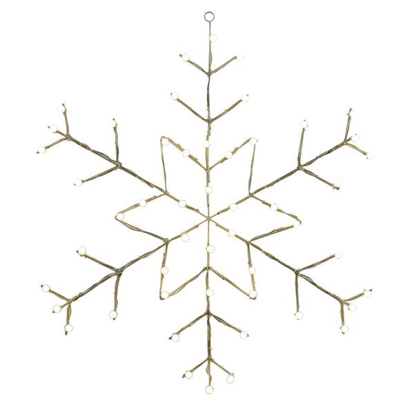 48" Wire Snowflake Decor 50 C7 Lights