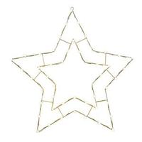 Vickerman 48" Wire White 5 Pointed Star Decor 50 C7 Lights