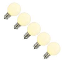 Vickerman .96 watt G50 Warm White Ceramic LED Intermediate Screw Base (set of 5)