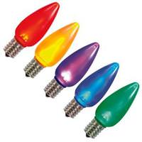 Vickerman 5 Light C9 Multi-Color Ceramic LED Replacement Lights (5 pack)