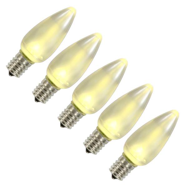 C9 Intermediate Screw Base Warm White Ceramic LED (5 pack)