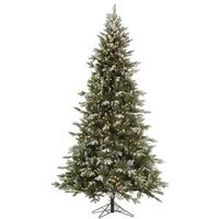 Vickerman 14' x 94" Artificial Frosted Balsam Fir Tree with 2,600 Warm White LED Lights