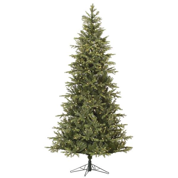 9' x 57" Artificial Elk Frasier 750 Warm White LED Lights
